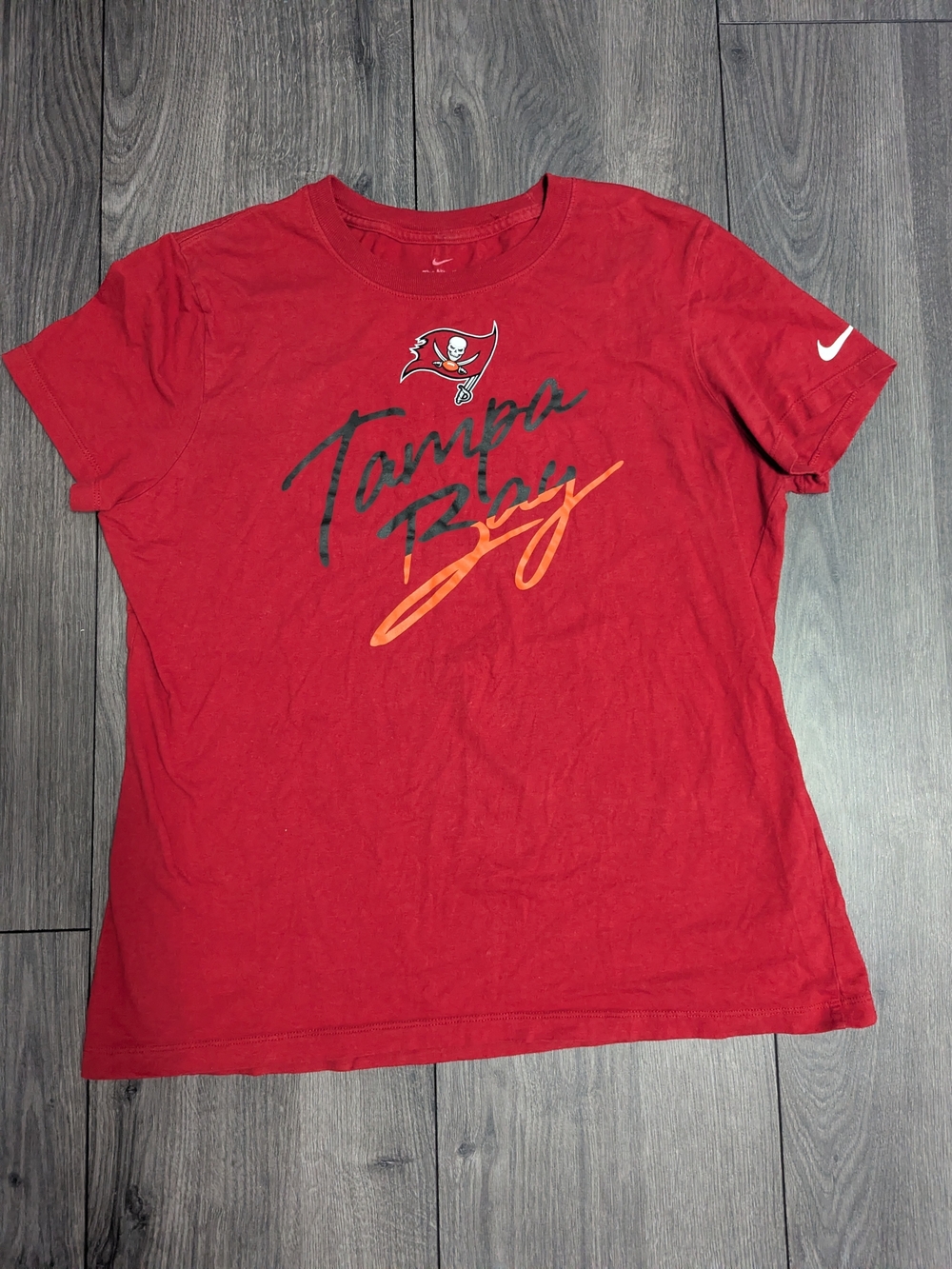 Nike Tampa Bay Pirates Football Red Graphic Tee